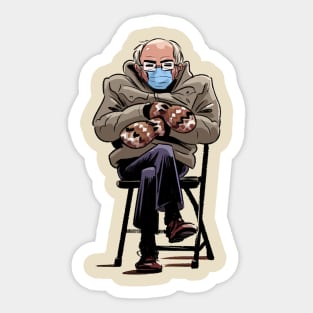 Bernie Mittens Sticker